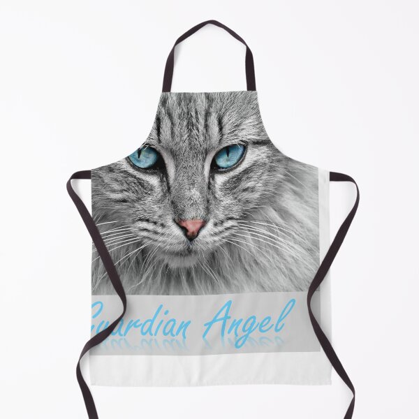 Item preview, Guardian Angel Cute Cat With Blue Eyes Mythological Aesthetic designed and sold by Mythos-Apparel.