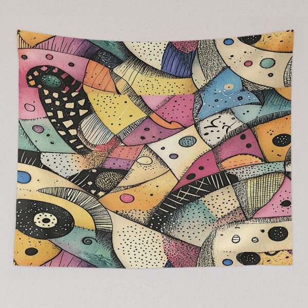 Item preview,  A 450 Abstract-Doodle-Art-Patchwork designed and sold by Infopreneur1231.