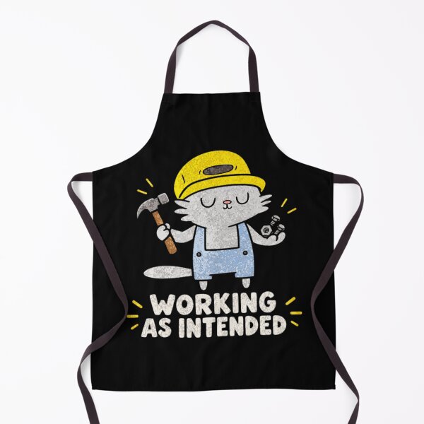Item preview, Working As Intended Funny Cat designed and sold by Nol1ytv.