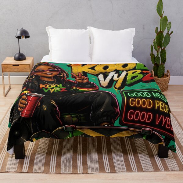 Item preview, Kool Vybz Good Music Good People Reggae Vibe Urban Streetwear Art   designed and sold by digitalbob60.