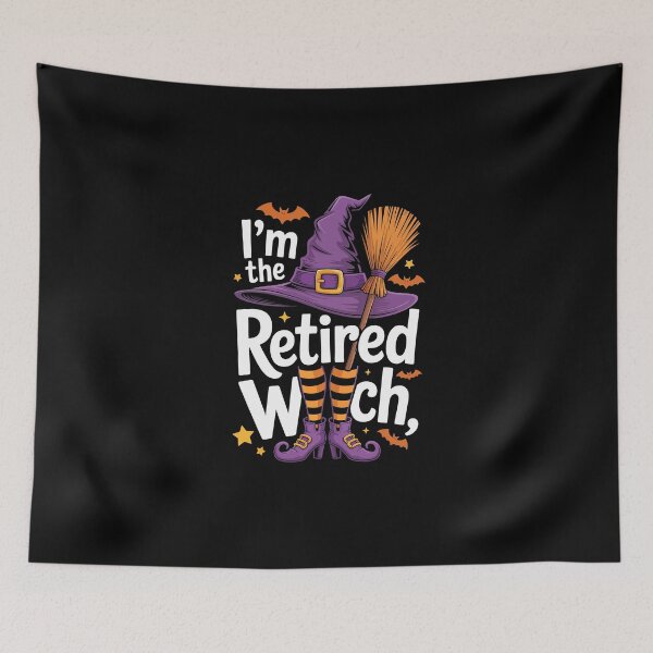 Item preview, I'M THE RETIRED WITCH designed and sold by jkrphoto.