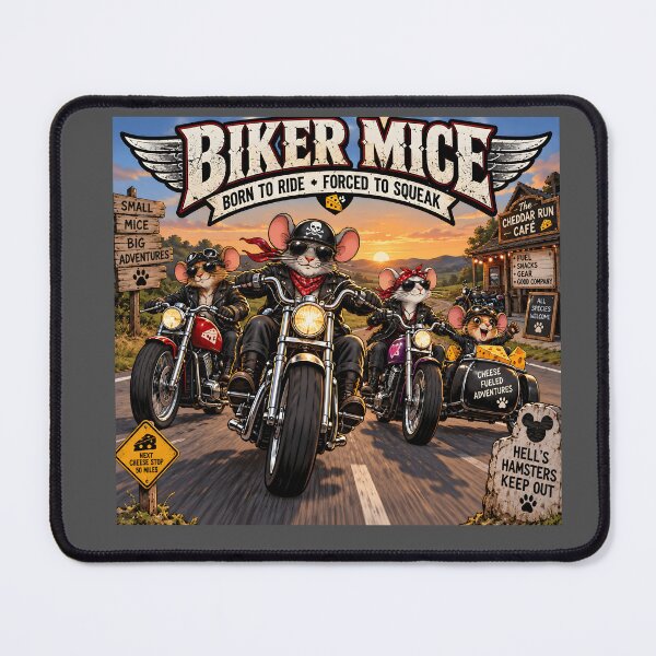 Item preview, Biker Mice Born to Ride Forced to Squeak designed and sold by Hornace88studio.