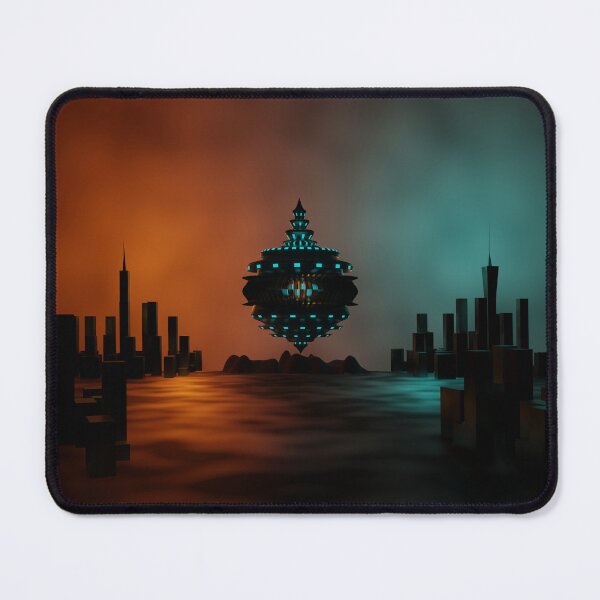 Item preview, Night UFO City designed and sold by SuzanaTArt.