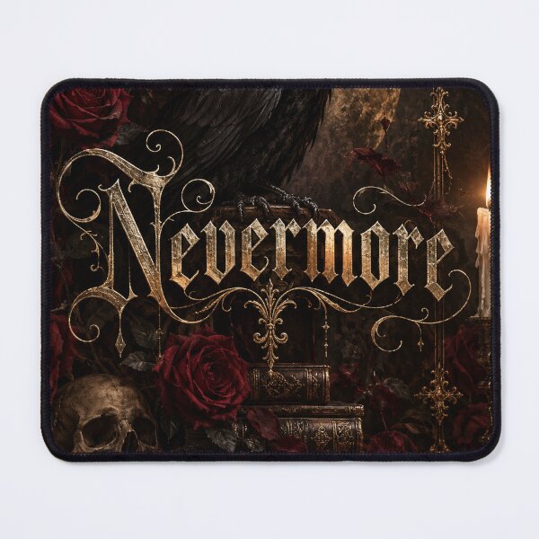 Item preview, Nevermore – Gothic Raven, Red Roses & Golden Moon designed and sold by MetaModel Editions.