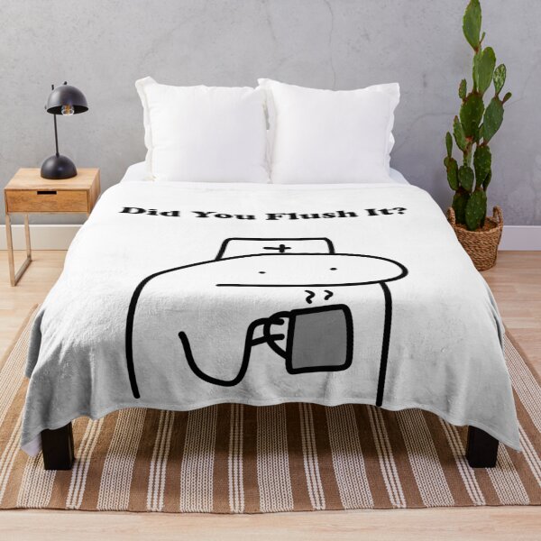 Item preview, Did You Flush It Funny Nurse Flork Meme designed and sold by darkskinbender.