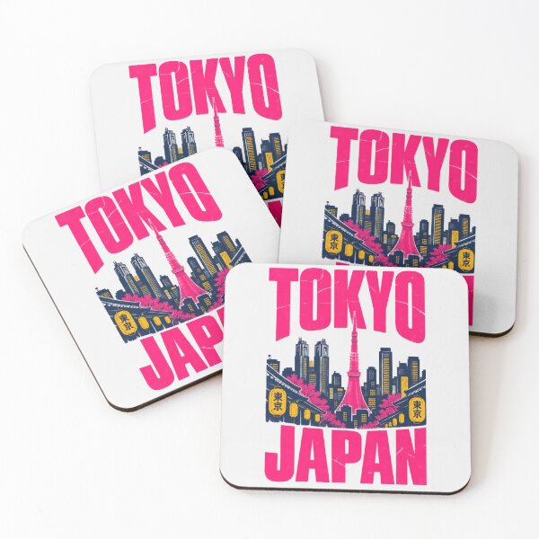 Item preview, Tokyo Japan Skyline Tower Retro Simple Design designed and sold by Yellowriversss.
