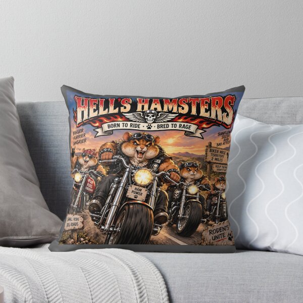 Item preview, Hell’s Hamsters Born to Ride Bred to Rage designed and sold by Hornace88studio.