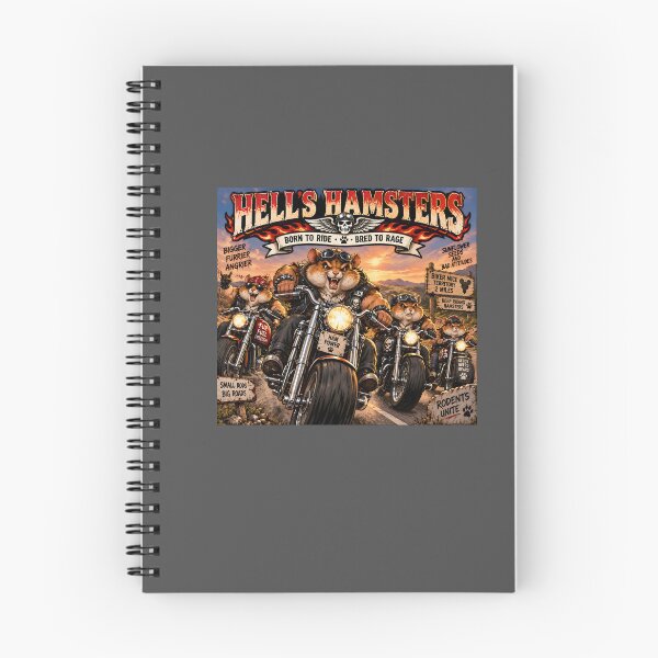 Item preview, Hell’s Hamsters Born to Ride Bred to Rage designed and sold by Hornace88studio.