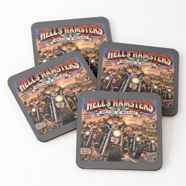 Item preview, Hell’s Hamsters Born to Ride Bred to Rage designed and sold by Hornace88studio.