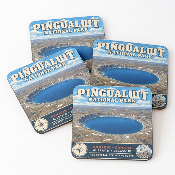 Item preview, Pingualuit National Park Vintage Travel – Nunavik Canada designed and sold by naturalsurvival.