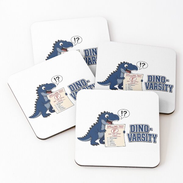 Item preview, Dino varsity spelling test T-Rex funny designed and sold by ObjCrea123.