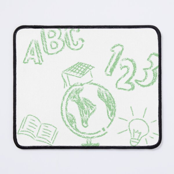 Item preview, Back to School – Education Doodle ABC Globe Books & Light Bulb designed and sold by Eshopss.