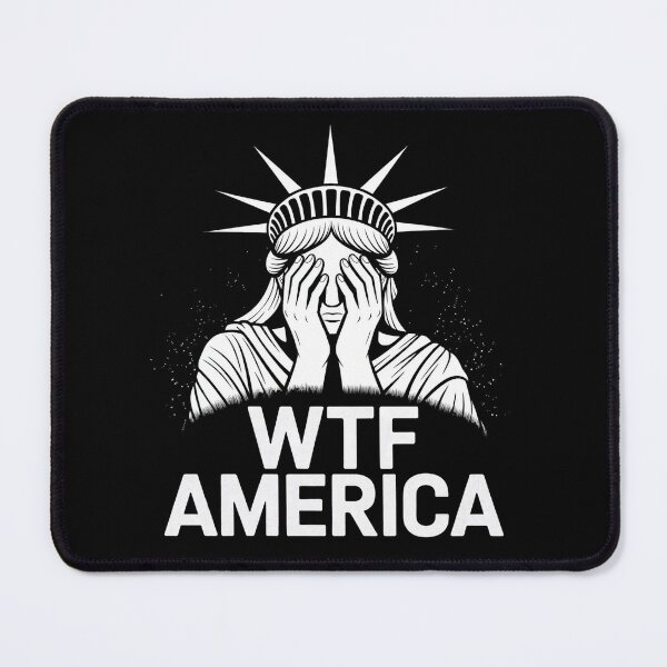 Item preview, WTF America - Lady Liberty - Funny Humorous Graphic Design designed and sold by EclecticArts.