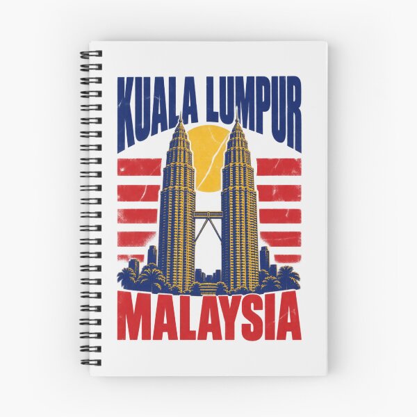 Item preview, Kuala Lumpur Malaysia Twin Towers Retro Simple Design designed and sold by Yellowriversss.