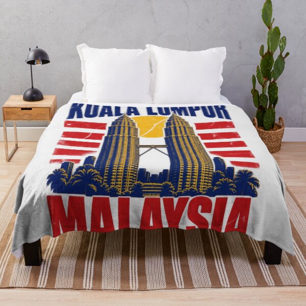 Item preview, Kuala Lumpur Malaysia Twin Towers Retro Simple Design designed and sold by Yellowriversss.