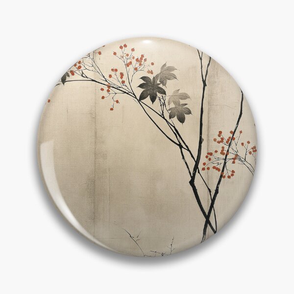 Item preview, Wabi sabi and japandi inspired autumn leaves designed and sold by filigreedigital.