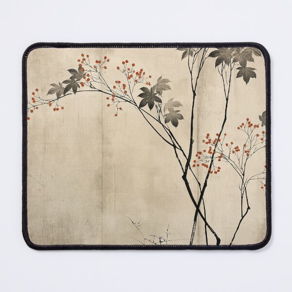Item preview, Wabi sabi and japandi inspired autumn leaves designed and sold by filigreedigital.