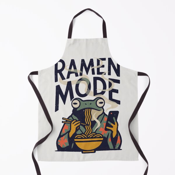 Item preview, Funny Ramen Mode Japanese Frog Cartoon designed and sold by MagicTheDog.