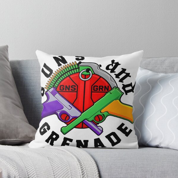 Item preview, Guns and Grenade Retro Streetwear Circle Graphic designed and sold by jvrgraphs.