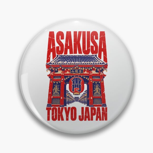 Item preview, Asakusa Tokyo Japan Kaminarimon Gate Vintage designed and sold by Yellowriversss.