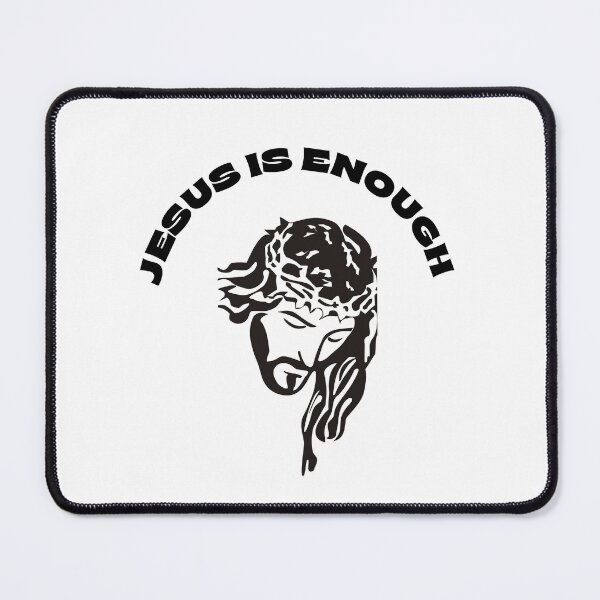 Item preview, Jesus Is Enough Crown Of Thorns Christian Minimalist Art designed and sold by LensDyn™.