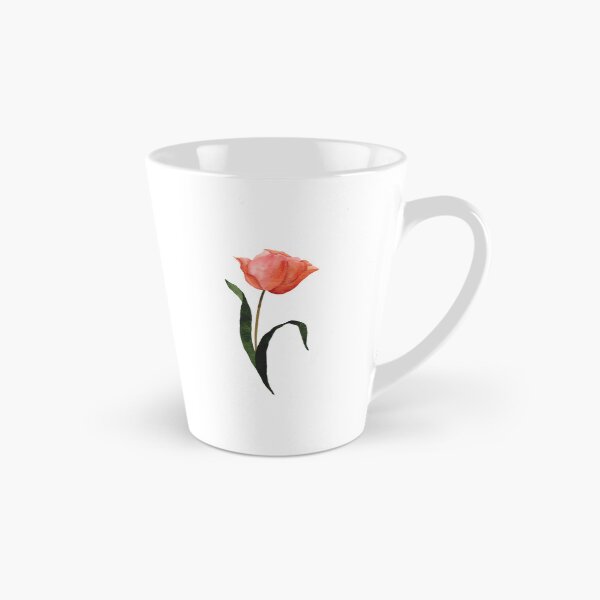 Item preview, Peach tulip watercolour floral art  designed and sold by moteemade.