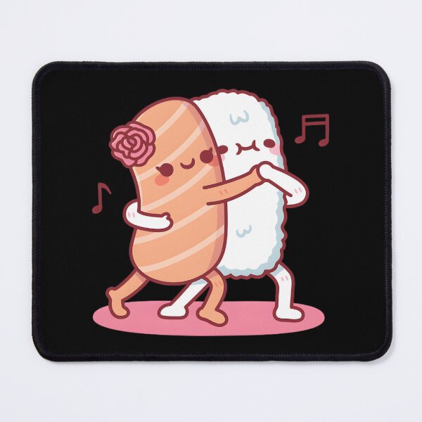 Item preview, Funny Salmon Sushi and Rice Dancing Tango Cute Food Illustration designed and sold by YOJAN1501.