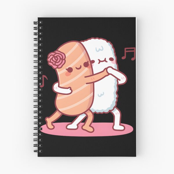 Item preview, Funny Salmon Sushi and Rice Dancing Tango Cute Food Illustration designed and sold by YOJAN1501.