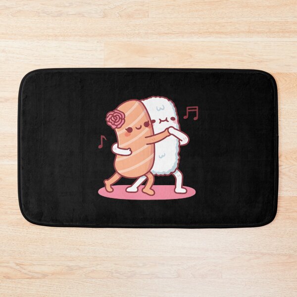 Item preview, Funny Salmon Sushi and Rice Dancing Tango Cute Food Illustration designed and sold by YOJAN1501.
