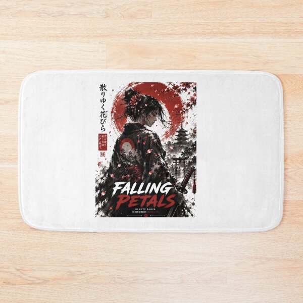 Item preview, Falling Petals – Japanese Samurai Beauty designed and sold by Onviton.