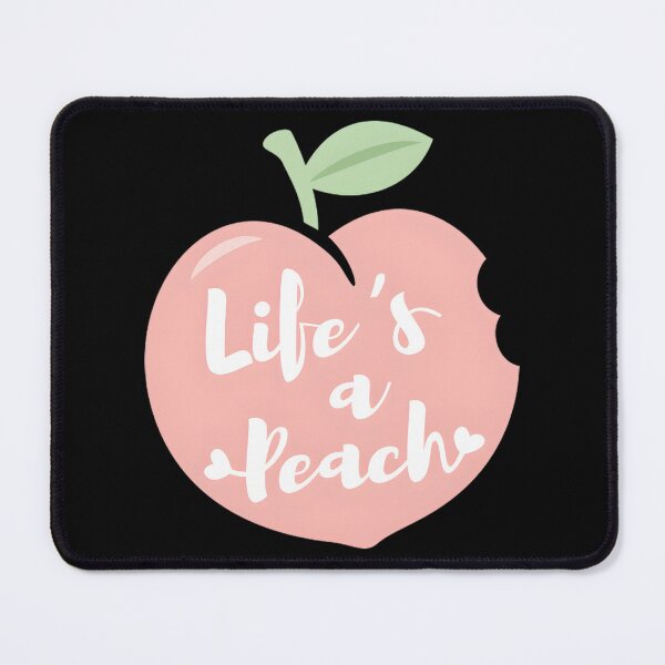 Item preview, Life's a Peach Inspirational Quote Design for Positive Vibes and Motivation designed and sold by YOJAN1501.