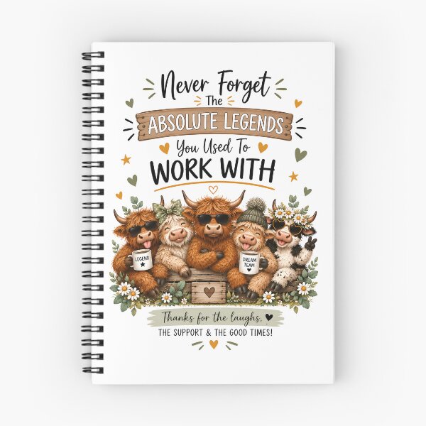 Item preview, Funny Coworker Leaving Card | Highland Cow Goodbye Card | Work Friend Farewell designed and sold by Aesthetic-Avenue.