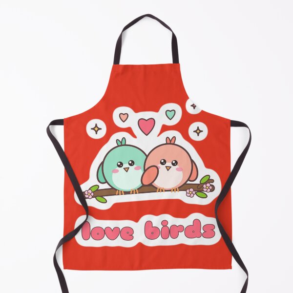 Item preview, Love Birds Cute Kawaii Couple – Pastel Birds on Branch designed and sold by JazibaArif.