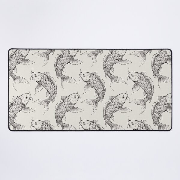 Item preview, Cloud Dancer white Koi Carp designed and sold by Anne Londez Studio.