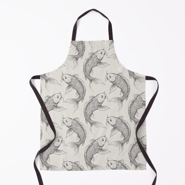 Item preview, Cloud Dancer white Koi Carp designed and sold by Anne Londez Studio.