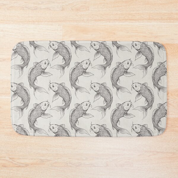 Item preview, Cloud Dancer white Koi Carp  designed and sold by Anne Londez Studio.