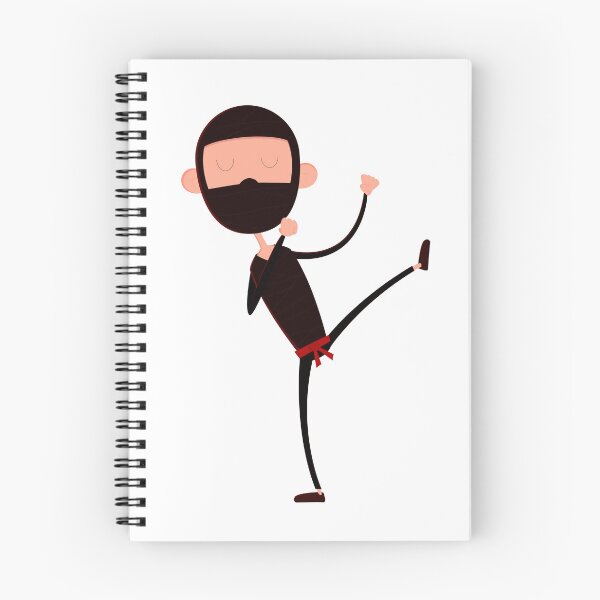 Item preview, Cute Ninja High Kick Martial Arts Character Vector designed and sold by PIXeez⭐️⭐️⭐️⭐️⭐️.