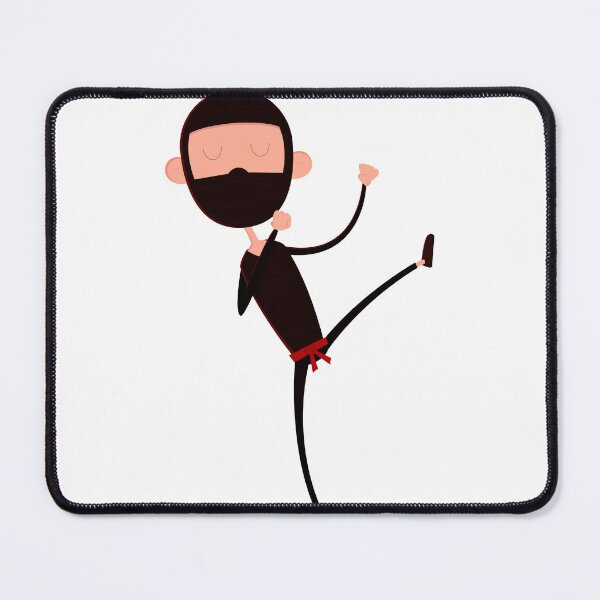 Item preview, Cute Ninja High Kick Martial Arts Character Vector designed and sold by PIXeez⭐️⭐️⭐️⭐️⭐️.