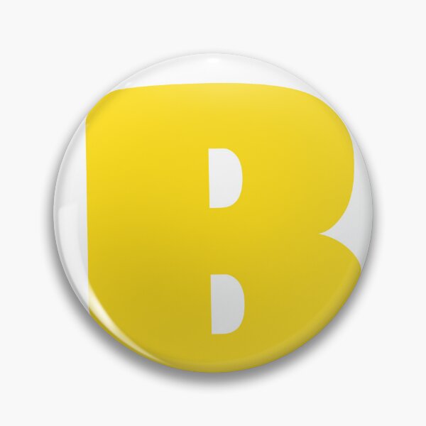 Item preview, Halloween Yellow Letter B Initial designed and sold by remoteart.