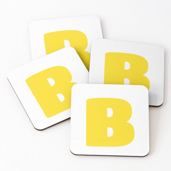 Item preview, Halloween Yellow Letter B Initial designed and sold by remoteart.