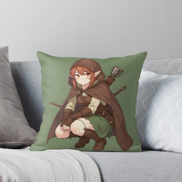 Item preview, Female Elven Ranger - Simple Anime Illustration designed and sold by Fanta-sticky.