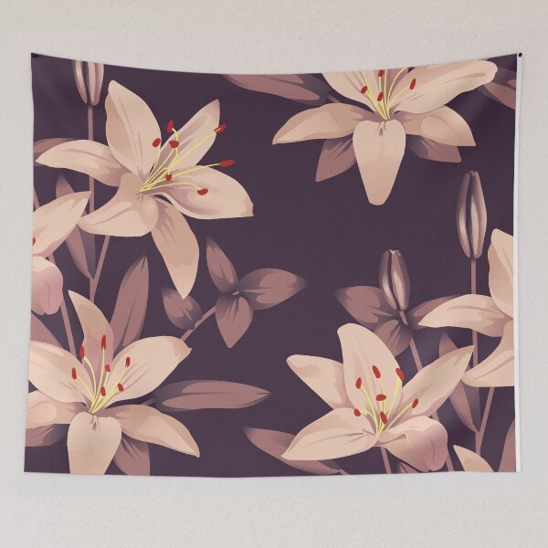 Item preview, Lilies Pattern designed and sold by lents.