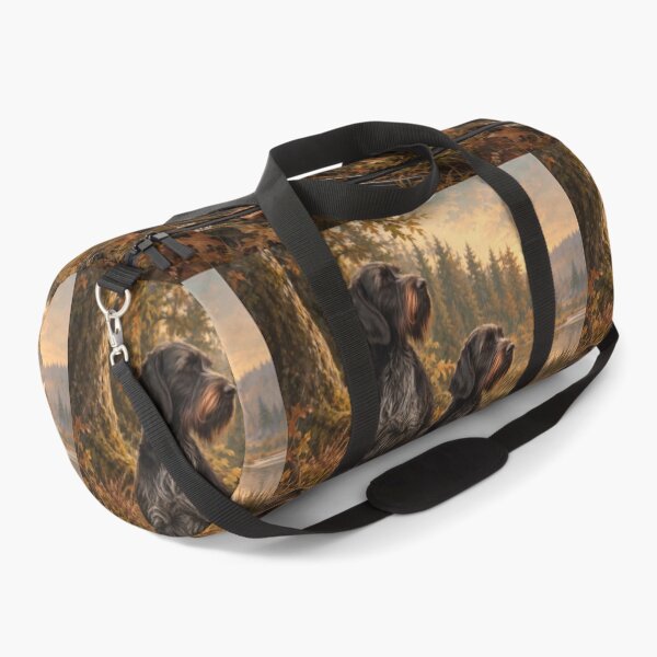 Artikelvorschau, Deutsch Drahthaar – Jagdtradition, Vintage-Jagdhund-Design entworfen und verkauft von TammyHunterArt.