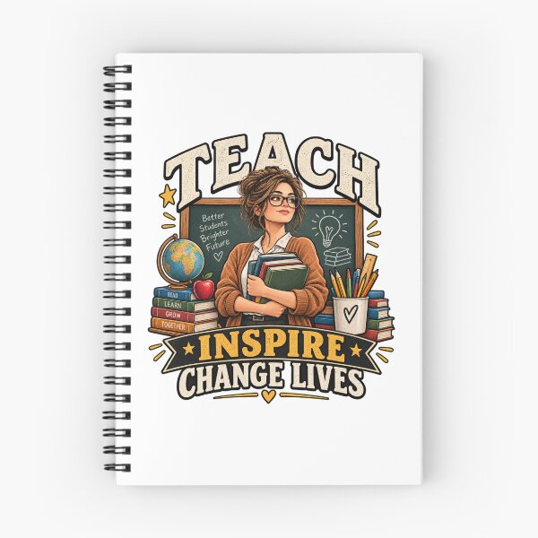 Item preview, Teach Inspire Change Lives Teacher T-Shirt designed and sold by Amyay.