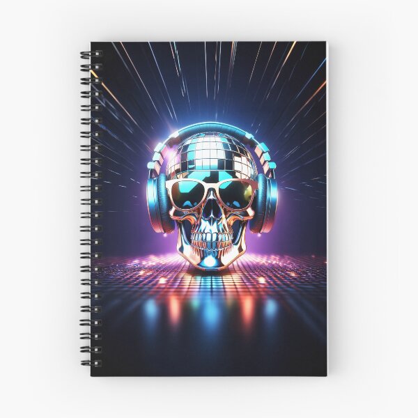 Item preview, Cool Disco Ball Skull  designed and sold by Raw-Margins.