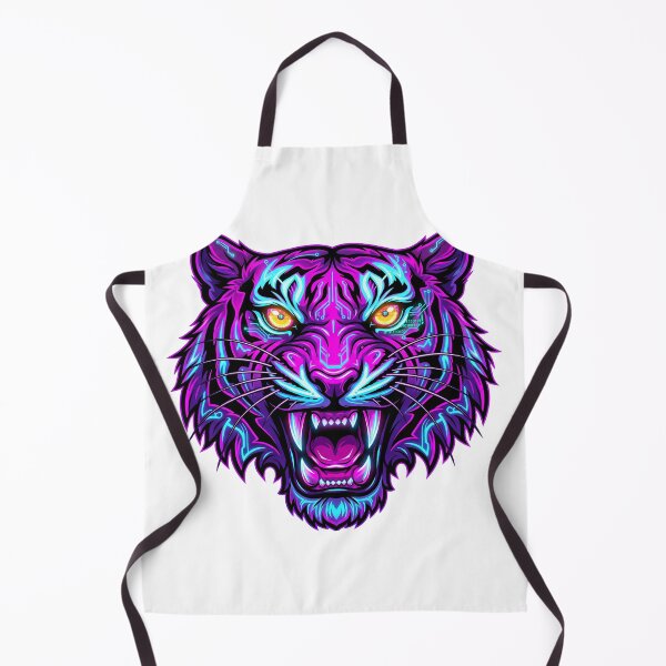 Item preview, Neon Cyberpunk Roaring Tiger designed and sold by Hyperfocus Press.