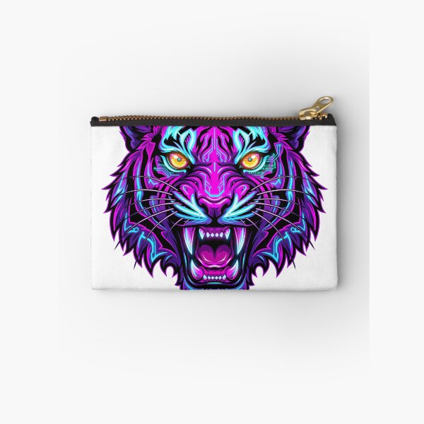 Item preview, Neon Cyberpunk Roaring Tiger designed and sold by Hyperfocus Press.