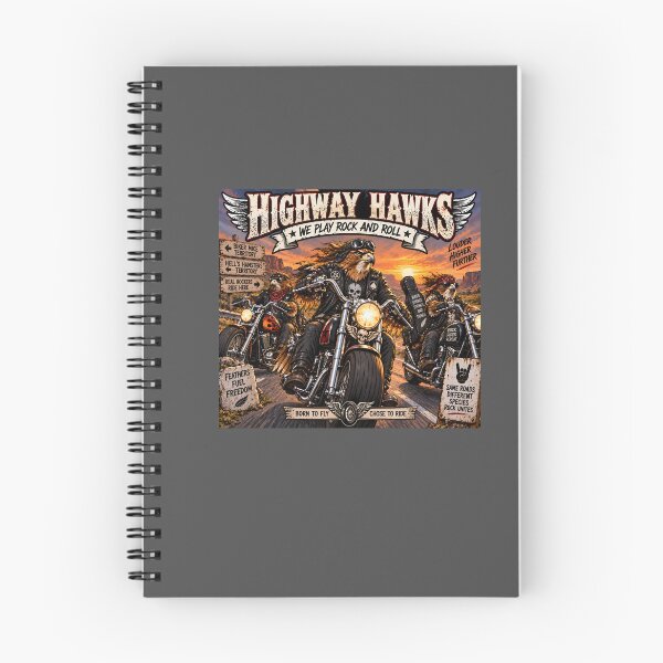 Item preview, Highway Hawks Born to Fly Chose to Ride designed and sold by Hornace88studio.