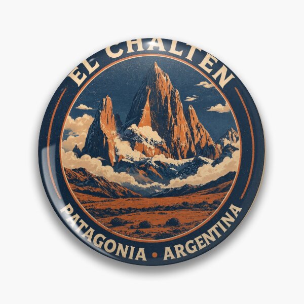 Artikelvorschau, El Chaltén Argentinien Vintage Abzeichen Fitz Roy Patagonia entworfen und verkauft von JIGUWORLD.