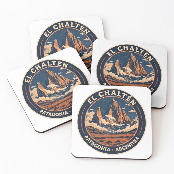 Item preview, El Chaltén Argentina Vintage Badge Fitz Roy Patagonia designed and sold by JIGUWORLD.